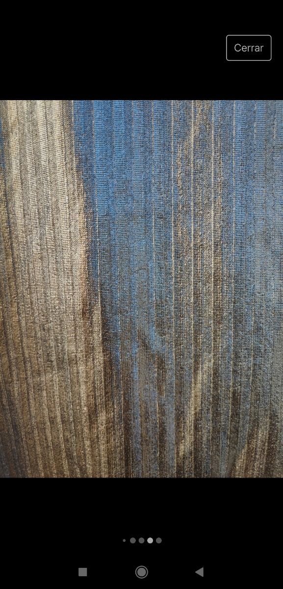 Top camiseta plateada M Pull Bear