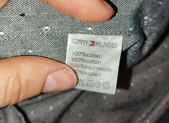 Camisa gris Tommy Hilfiger hombre