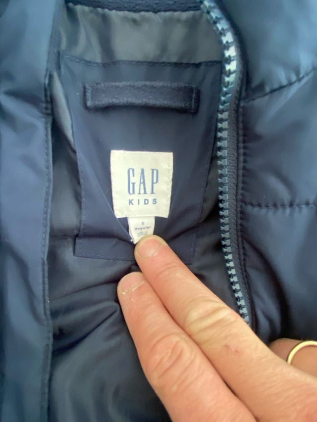 Chaleco Gap talla S niños