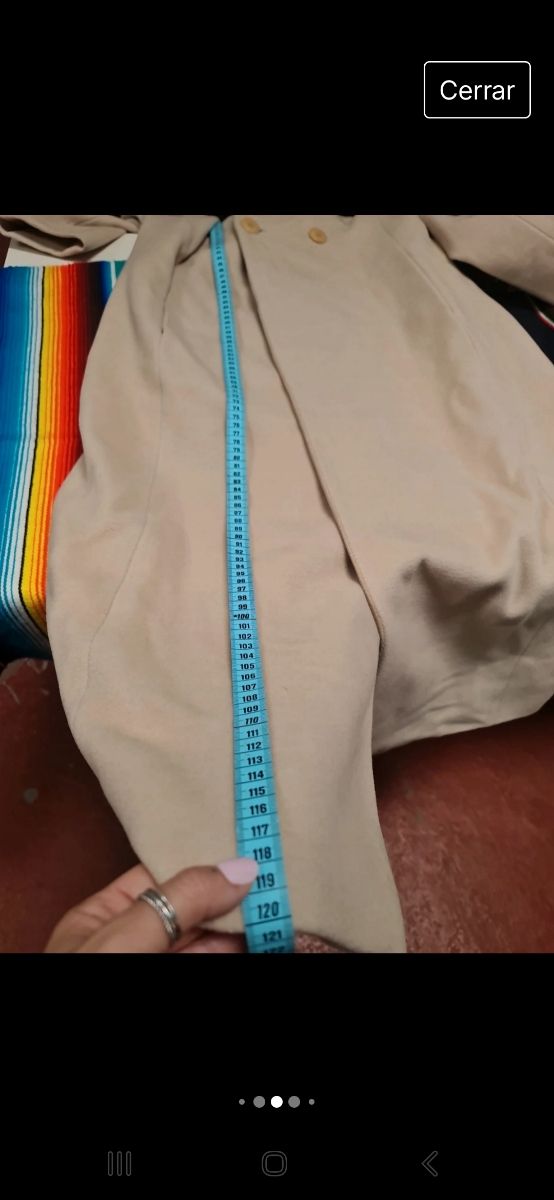 Abrigo burberry auténtico