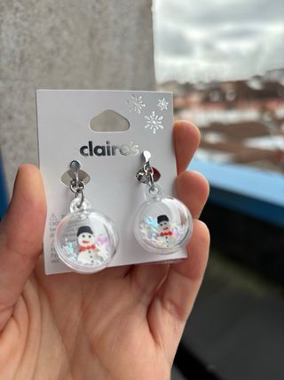 Pendientes navideños