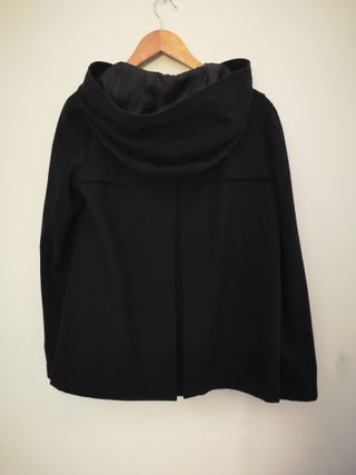 ZARA abrigo mezcla lana capa doble botonadura