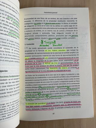 derecho romano y esquemas