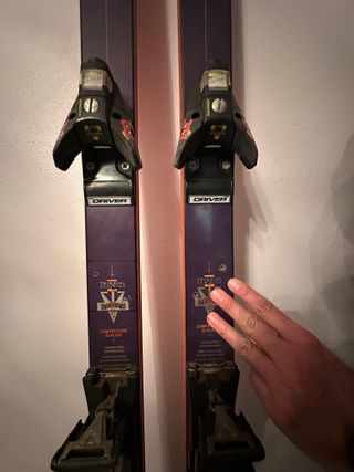 Esquís K2 de competición para decoración