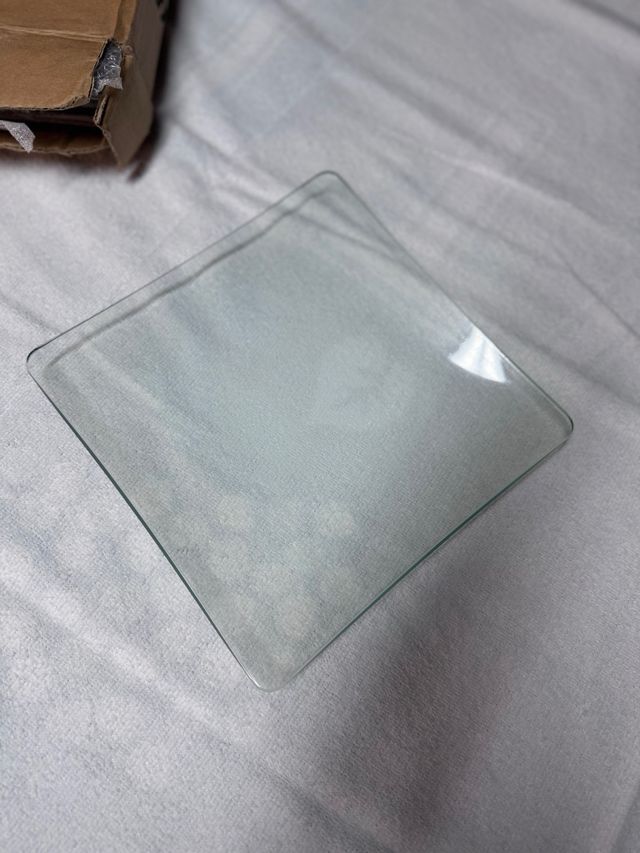 Platos de cristal para postres