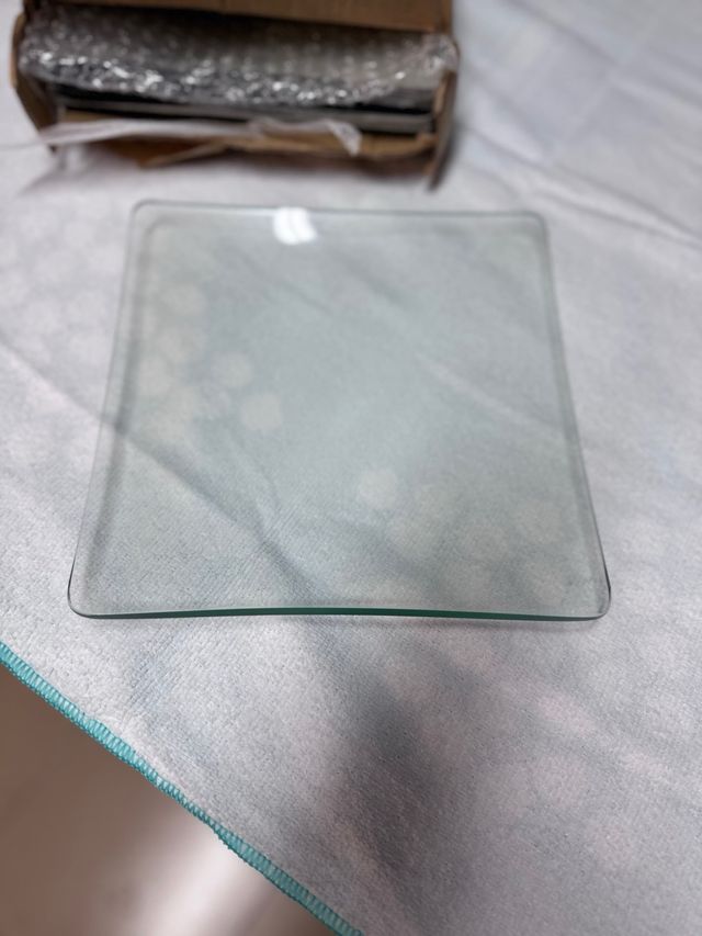 Platos de cristal para postres