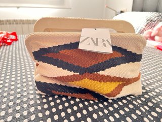 Bolso zara tejido super chulo
