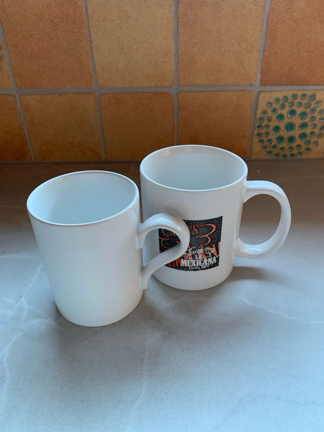 jarras de café o té vasos