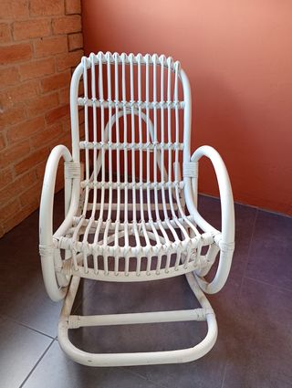 Mecedora infantil ratán de bambú 