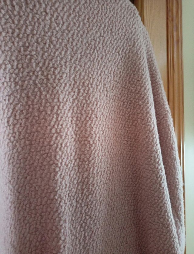 Abrigo rosa palo Junco y Arena T.40