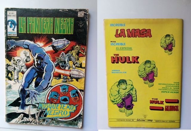 Comic Vertice la Pantera Negra