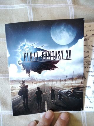 Carta de firmas final fantasy xv