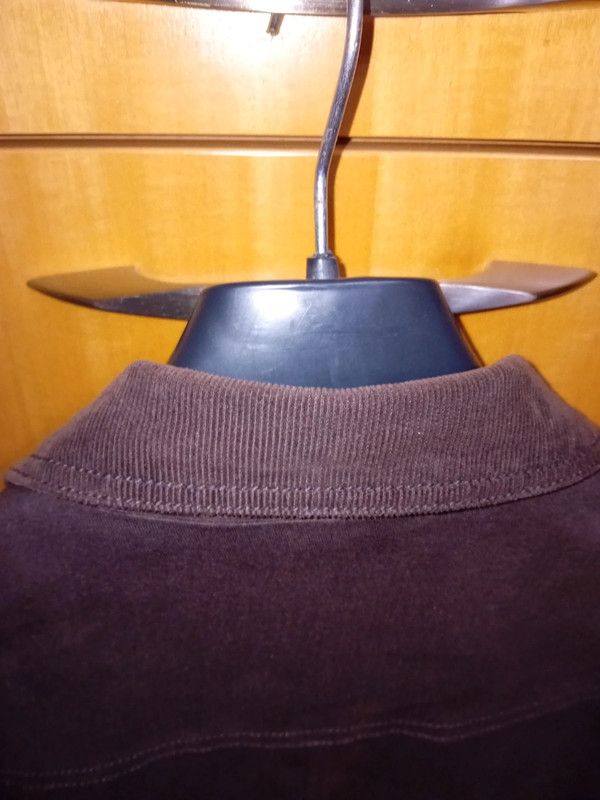 Giacca in fustagno marrone con colletto in velluto