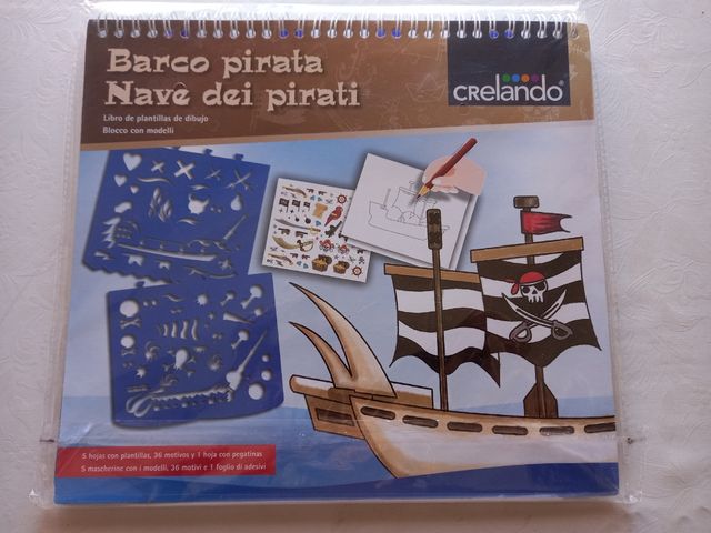 Libro de plantillas para dibujar piratas