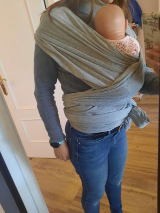 Mochila fular porta bebé