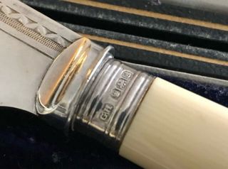 Juego de cocina antiguo pala y cuchillo grande