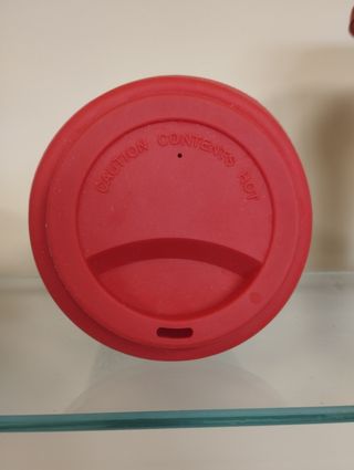 Vaso con tapa para beber