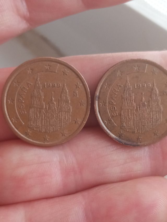 Monedas de 5 céntimos año 1999