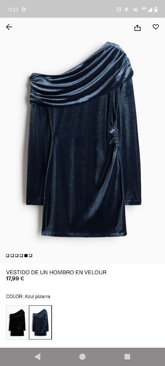 Vestido FIESTA TERCIOPELO H&M