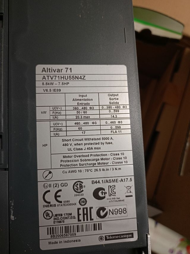 Schenider inverter azionamenti atv320 atv340 atv71