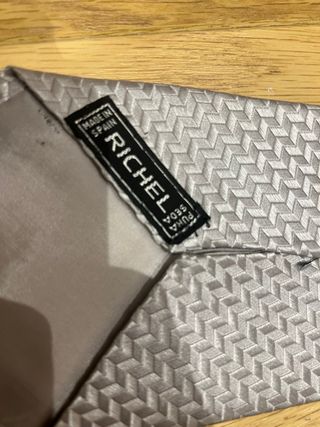 Corbata seda pura vintage