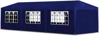 Carpa de Fiestas Azul 3x9 m Carpas para Exterior