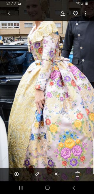 Vestido fallera adulta