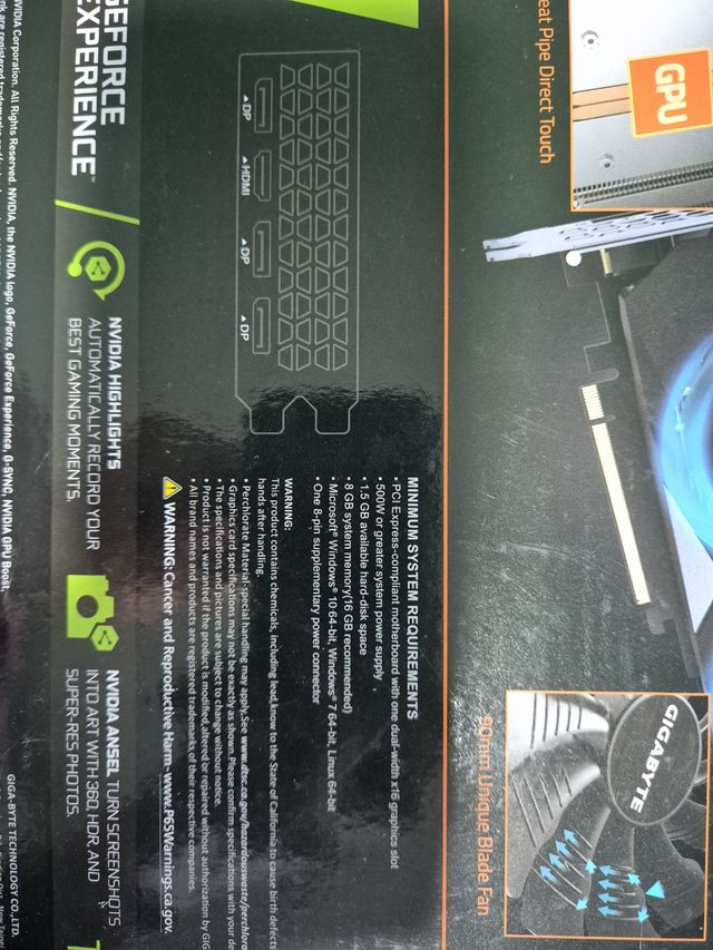 Nvidia RTX 2060 oc