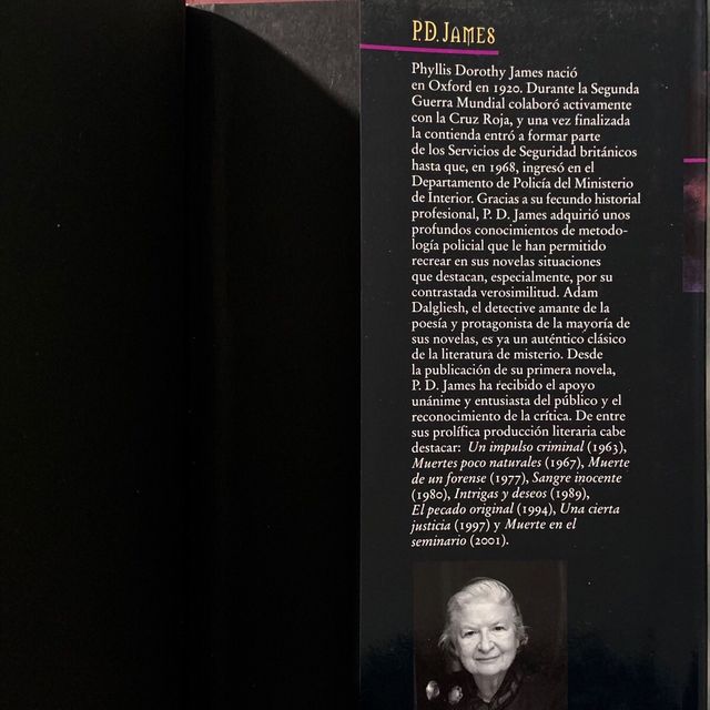 Muerte en el seminario P. D. James