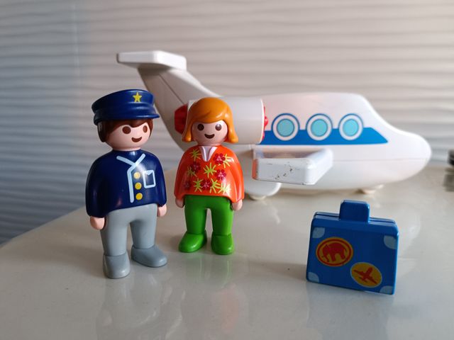 Avión Playmobil 1-2-3