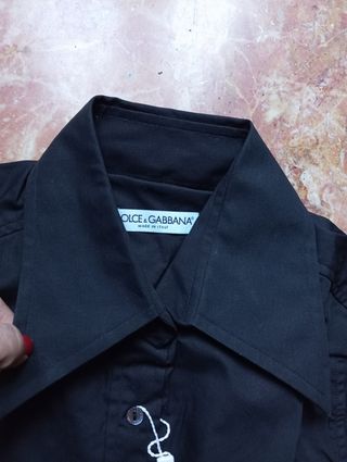 Camicia nera dolce & gabbana donna