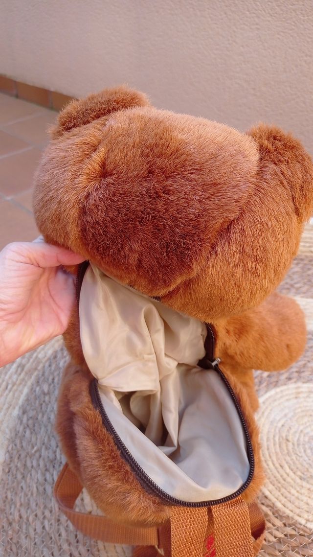 Mochila infantil peluche