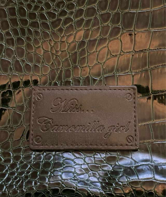 Borsa verde Camomilla