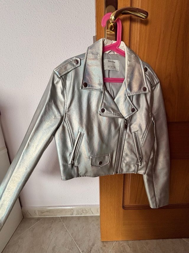 Chaqueta plateada