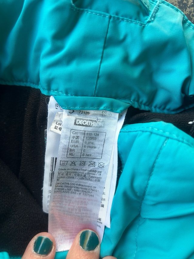 Pantalones esqui niño