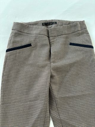 Pantalon cuadros Zara XS