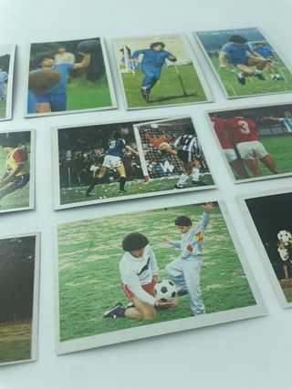 Lote de 10 cromos de Maradona CromoEsport 1984