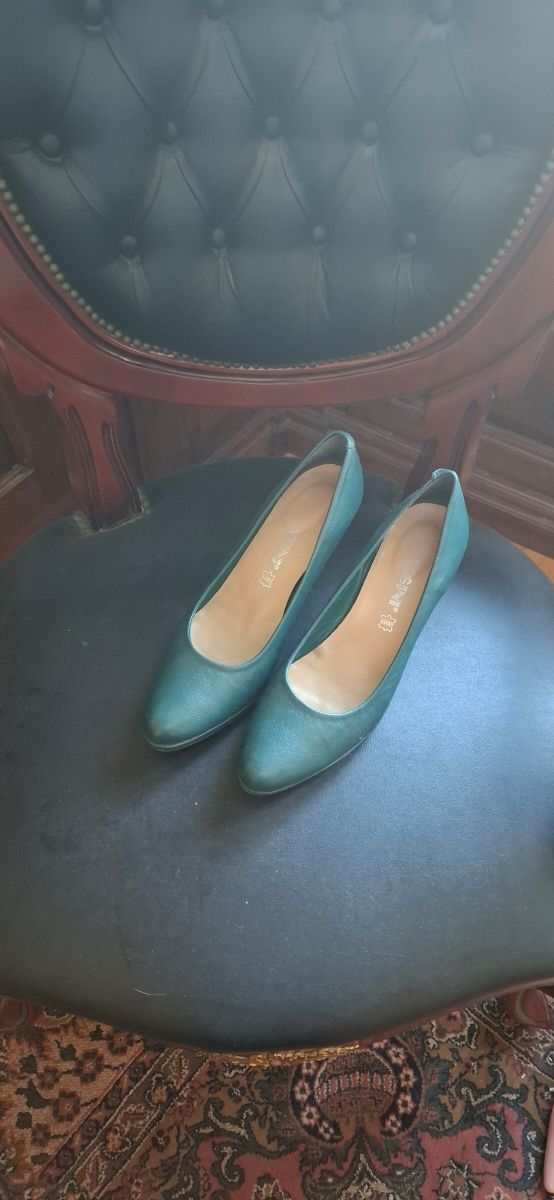 Tacones Immagini verde azulado Talla 41