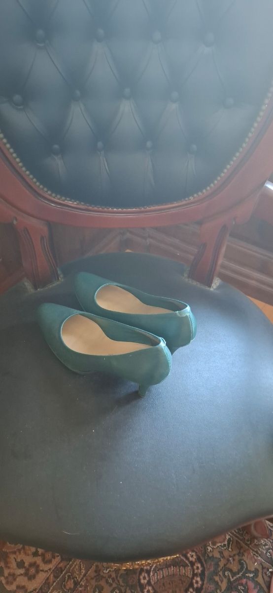 Tacones Immagini verde azulado Talla 41