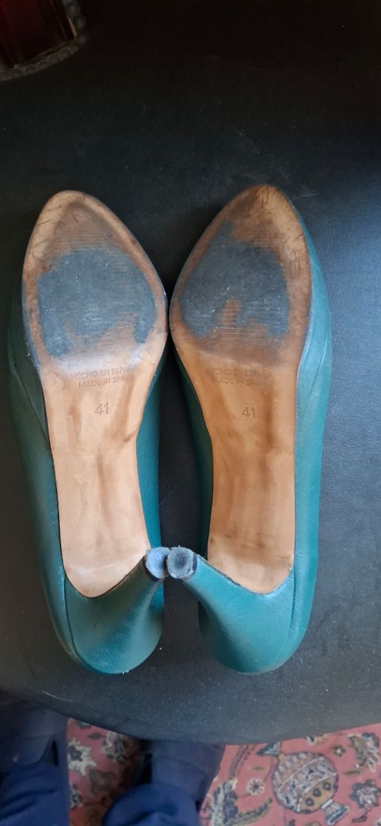 Tacones Immagini verde azulado Talla 41