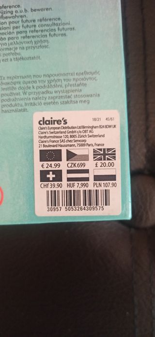 Set de maquillaje Claire's