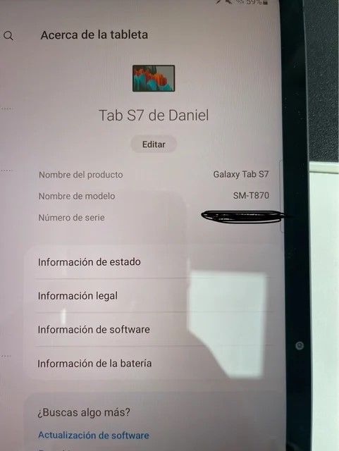 OFERTA. Tablet TAB Samsung S7