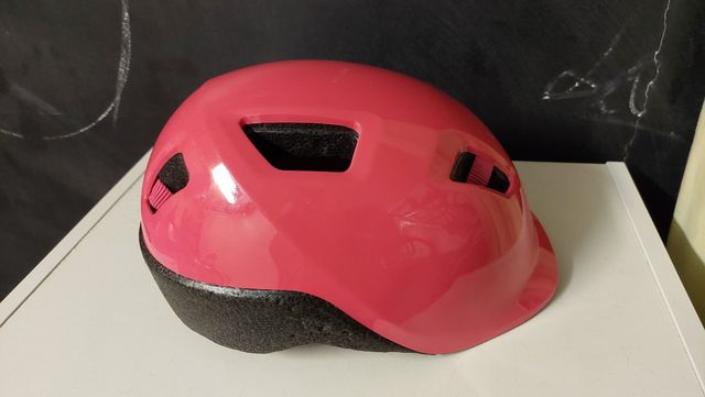 Casco bicicleta niños Btwin 500 rosa