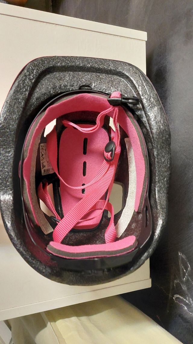 Casco bicicleta niños Btwin 500 rosa