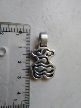 Colgante oso TOUS original plata ley 925