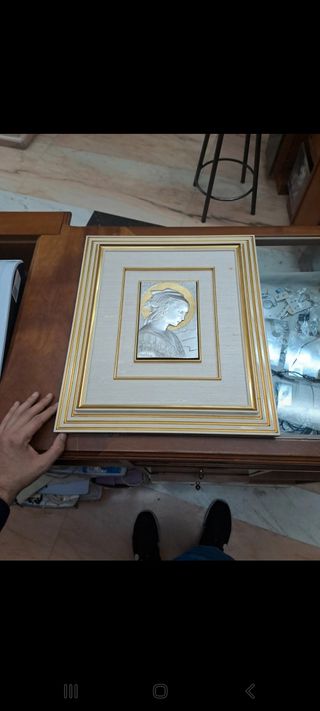 Bassorilievo ottaviani argento madonna