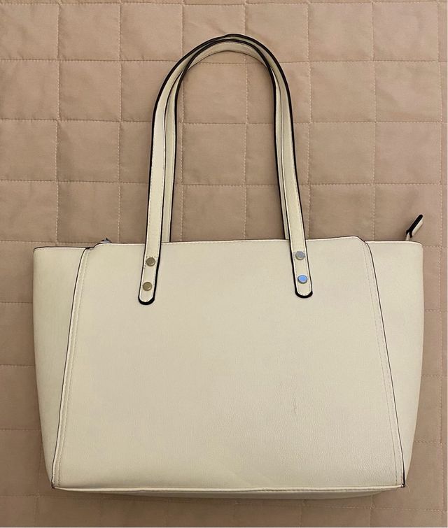 Borsa tote bianca