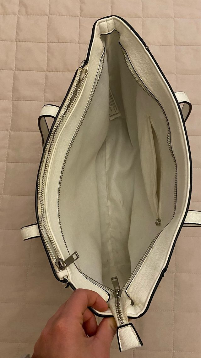 Borsa tote bianca
