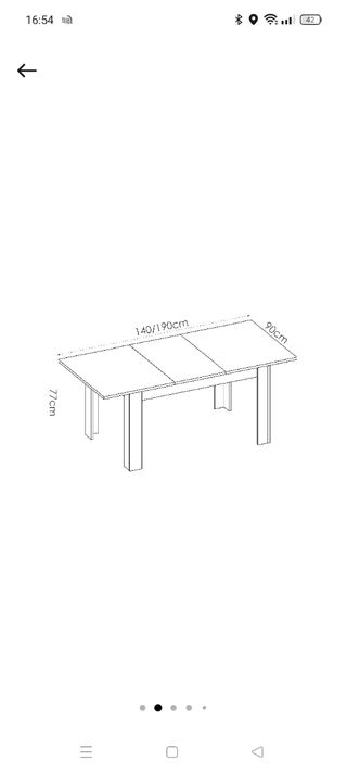 Mesa extensible 