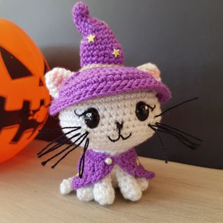 Gato mago amigurumi
